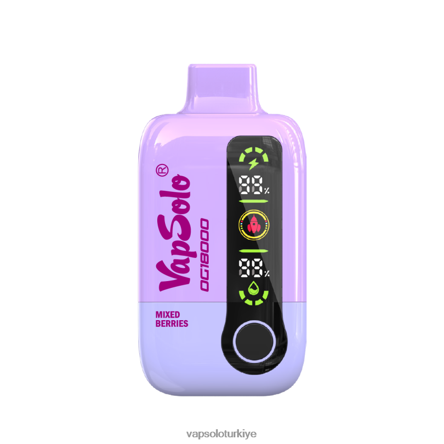 VapSolo Flavours - karışık meyve VapSolo DG18000 tek kullanımlık elektronik sigara 6L02XF51