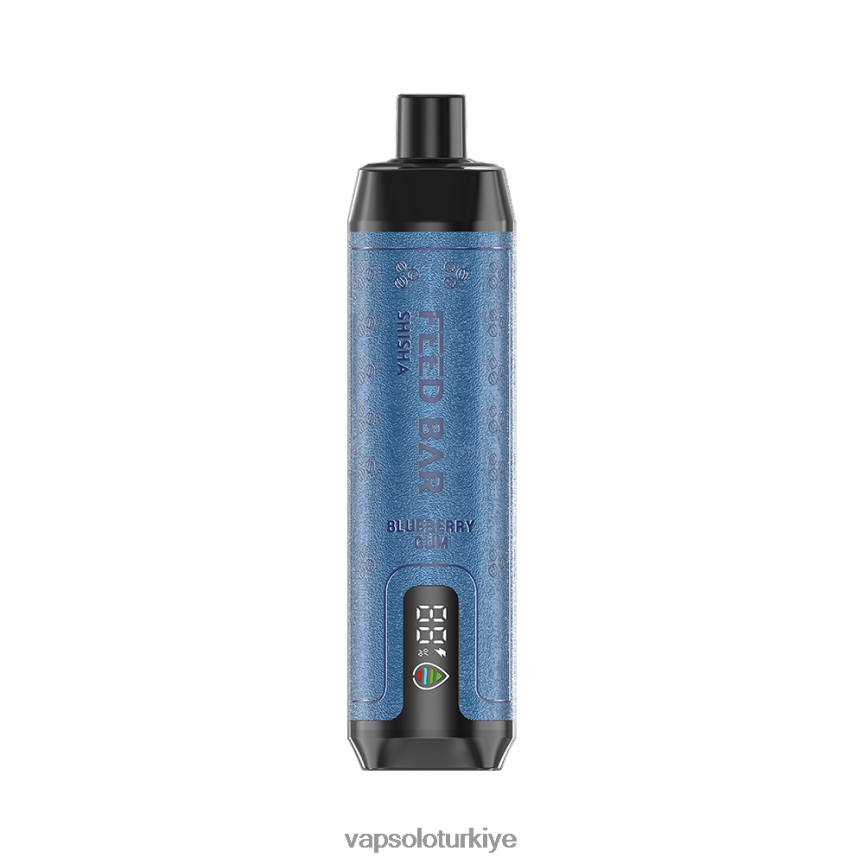 VapSolo Puff - yaban mersini sakızı VapSolo SHISHA tek kullanımlık elektronik sigara 6L02XF4