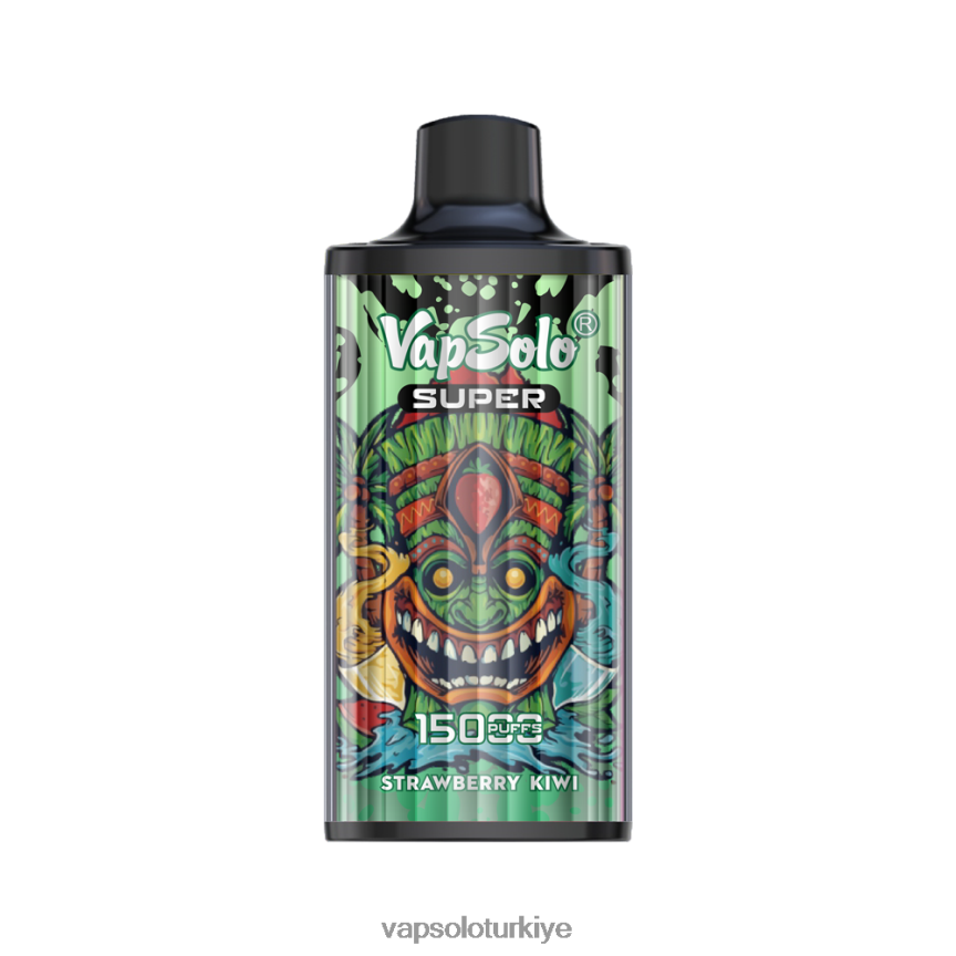 VapSolo Flavours - çilek kivi VapSolo SUPER tek kullanımlık elektronik sigara 6L02XF23