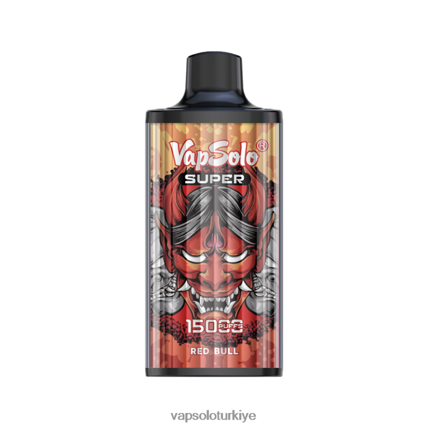 VapSolo Puff - kırmızı boğa VapSolo SUPER tek kullanımlık elektronik sigara 6L02XF20